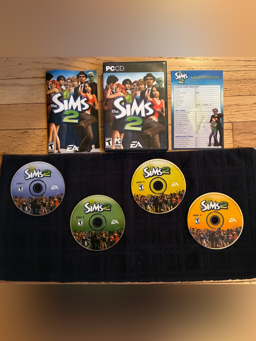 The Sims 2 PC Game Complete Disc Set - EA - Multi-Color Discs